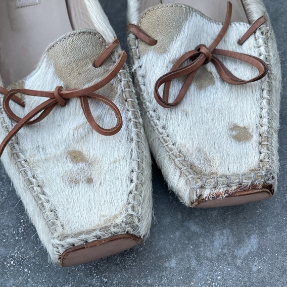 Michael Kors real animal skin fur shoes size 8 made in Italy - Picture 6 of 9